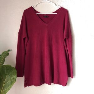 Burgundy sweater